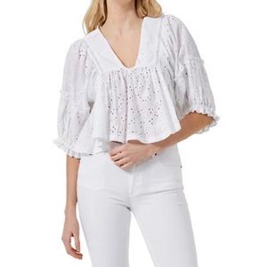 NWOT FRENCH CONNECTION BRODERIE TOP - SMALL/MED